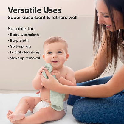 6-Pack Baby Washcloths