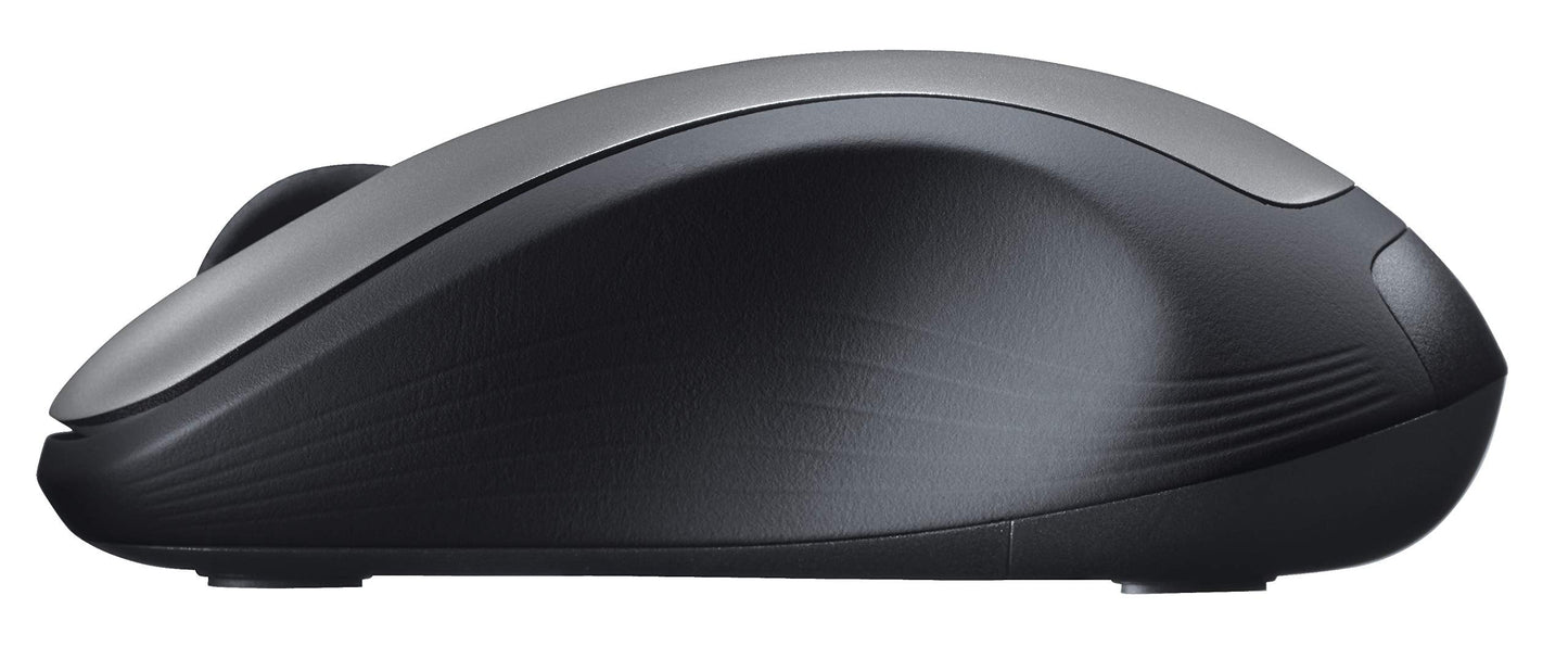 Logitech MK335 Quiet Wireless Keyboard and Mouse Combo - Black/Silver Keyboard and Mouse Combo Wireless, Ambidextrous