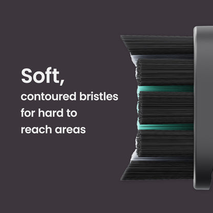 Quip Ultra Next Generation Smart Toothbrush - Timed Electric Toothbrush with Case - Replaceable Brush Head, Soft Bristles, Silicone Handle, 30-Day Battery Life - Travel Toothbrush - Dusk