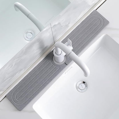Faucet Mat for Kitchen Sink -Diatomite Stone Drying Mat for Kitchen Counter &