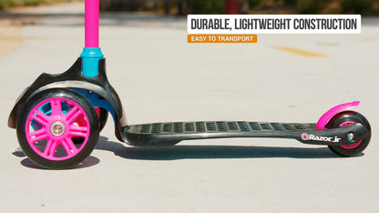 Razor Jr. T3 Kick Scooter for Kids Ages 3+ - Lightweight, Advanced Tilt-to-Turn Technology, For Riders up to 48 lbs