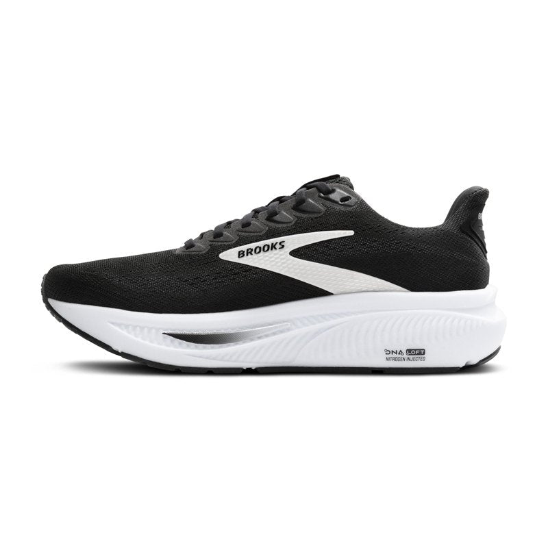 Brooks Women’s Ghost 17 Neutral Running Shoe - Black/Grey/White - 13 Wide