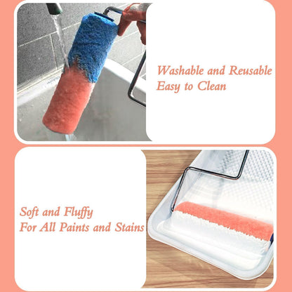 Foam Paint Roller, 10 Pack, 6 Inch High Density Foam Roller, Mini Paint Roller Covers for Smooth Paint Application, No Lint Shedding on Walls, Cabinets, Doors