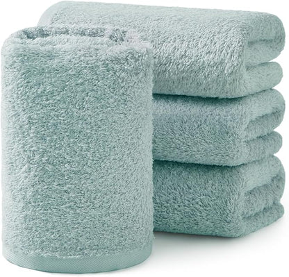 REDKISS 4Pack Luxury Hand Towels, 16x32 Inch 450 GSM 100% Turkish Cotton