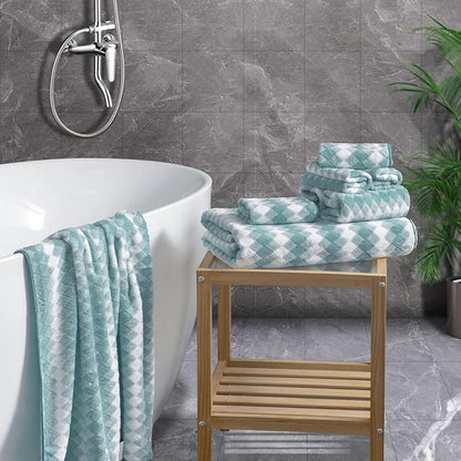 Hand Towels Set 2 Pack-16“x31” Ultra Soft Microfibers Bathroom Towel Set Highly