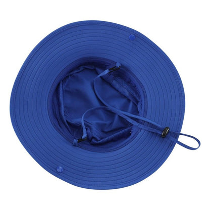 Connectyle UPF 50+ Fishing Hat for Men and Women UV Protection Boonie Hat Breathable Cowboy Hat Summer Travel Hat Royal Blue