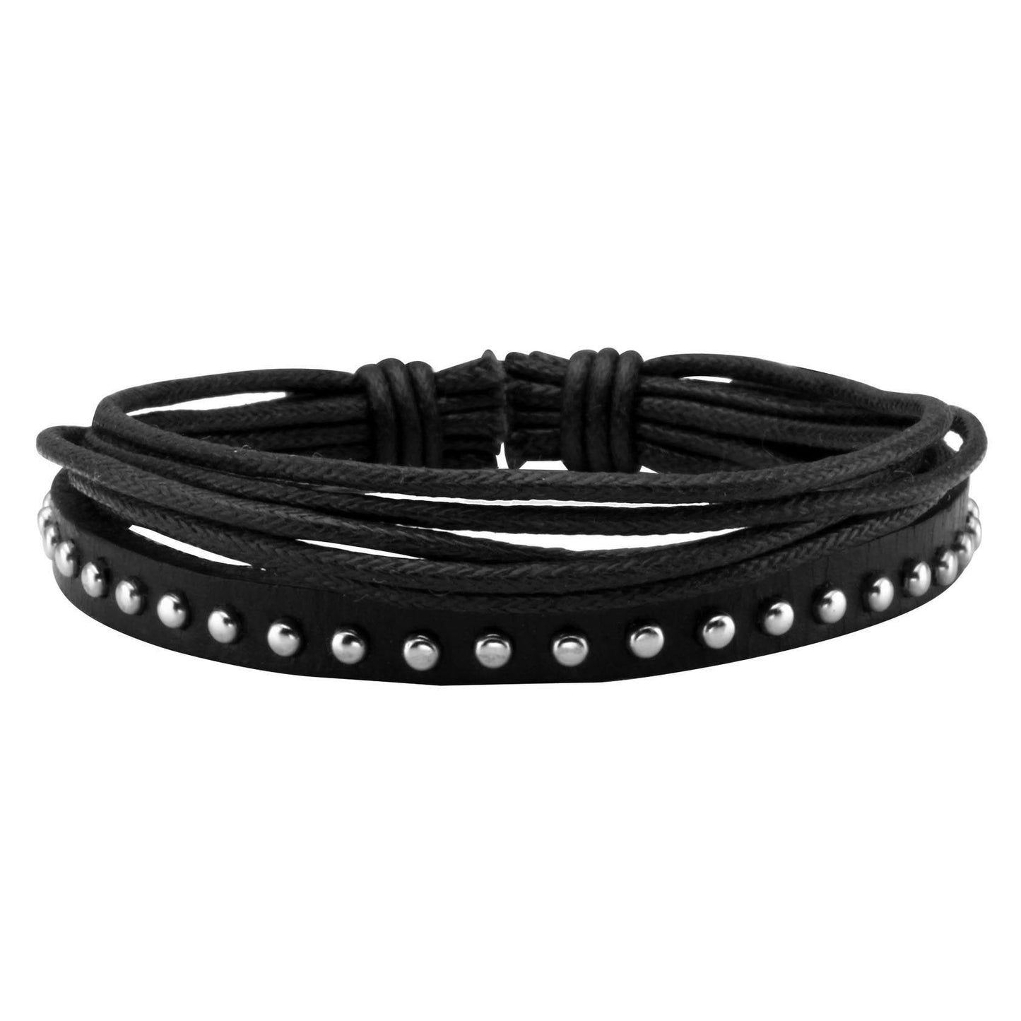 Eigso 12 Pcs Men's Braided Leather Bracelets Vintage Country Cowboy Bracelet for Man Brown Wood Wristband