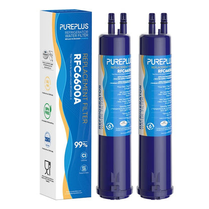PUREPLUS Compatible with 4396841, 4396710, Everydrop® Filter 3, EDR3RXD1, 46-9083, 46-9030, 9030, 9083, Refrigerator Water Filter, 2Pack