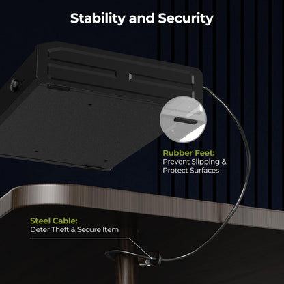 ONNAIS Large Biometric Gun Safe for Handgun with Fingerprint Keypad Lock
