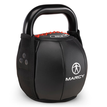 Marcy Soft Kettlebell with Handle for Weightlifting, Conditioning, Strength Training, Core Training for Full Body Workout 20lb SKB-020