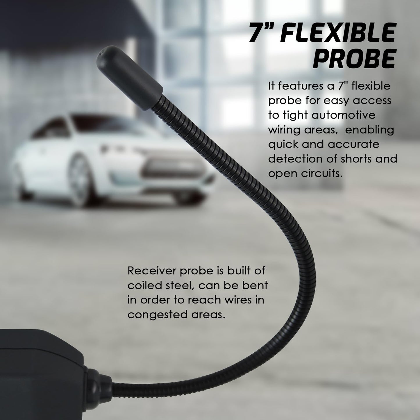 Automotive Circuit Tester, Car Repair Cable Circuit Wire Tracers Analyzer Short Open Finder Fault Tester Electrical Checker Detector Probe DC 6-42V Car Diagnostic Tool