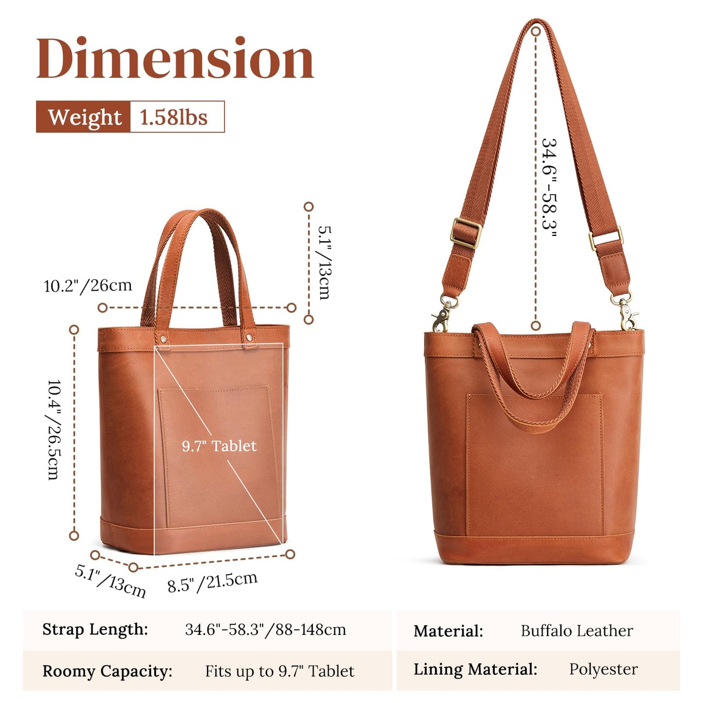 S-ZONE Leather Crossbody Bags for Women Tote Top Handle Handbag Purses Designer Satchel Shoulder Bag