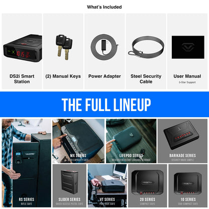 VAULTEK DS2e Smart Station™ Essential Model with Digital Keypad + Auto Open Drawer + Charging Ports