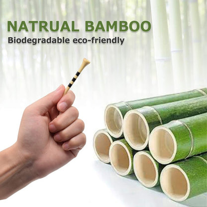 SAPLIZE Golf Tees Bamboo Tees, Pack of 150 (2-3/4"), Stable and Reliable Golf Tees