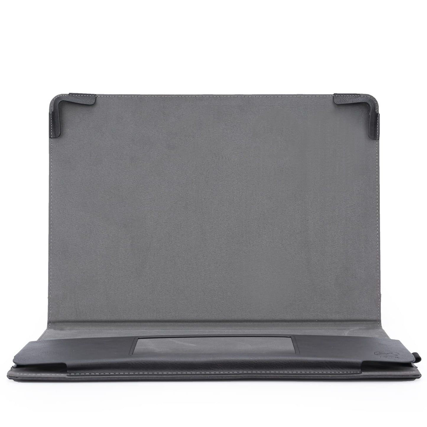 TYTX Compatible with MacBook Pro 14 Inch Leather Case 2025 2024 2023 2022 2021 Release M5 A3434 M4 A3112 A3185 A3401 M3 A2918 A2992 M2 A2779 M1 A2442, Protective Folio Book Cover, Black