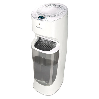 Honeywell Top Fill Tower Humidifier, Digital Humidistat, Black – Cool Mist Humidifiers for Bedroom, Home or Office with Space-Saving Tower Design