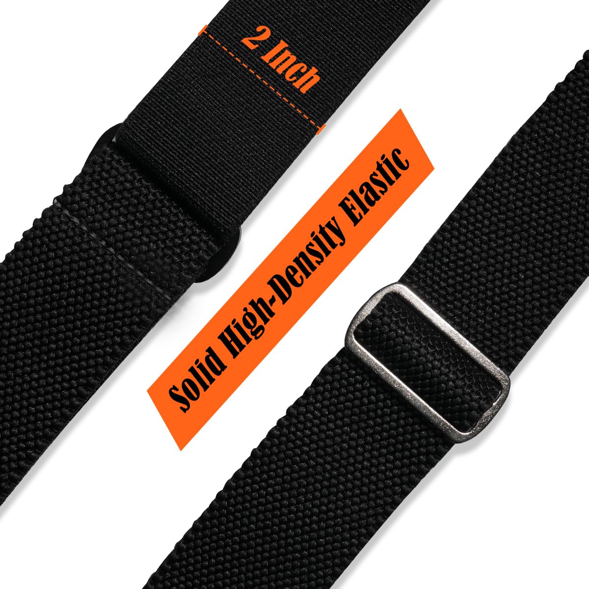 WELKINLAND Y-Back Elastic Suspenders, Heavy-Duty Mens Suspenders For Jeans, 2"-Wide Work Suspender W/Rugged Hooks, Suspender For Men Heavy Duty Hooks Belt Loop