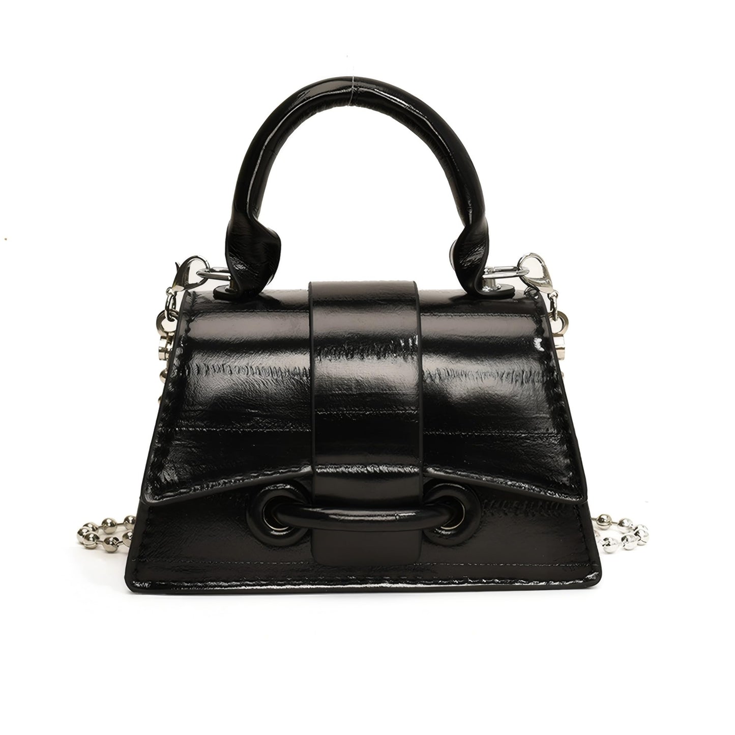 Mini Crossbody Bags Women's Y2K Purses Top Handle Crossbody Bag Clutch Shoulder Handbag for Cocktail Party Prom Wedding Black