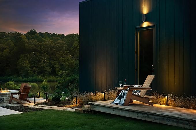 Hinkley Atlantis 15014MZ-LL Small LED Low Voltage Landscape Pathway Light - 12v, Dimmable, Solid Brass - Matte Bronze