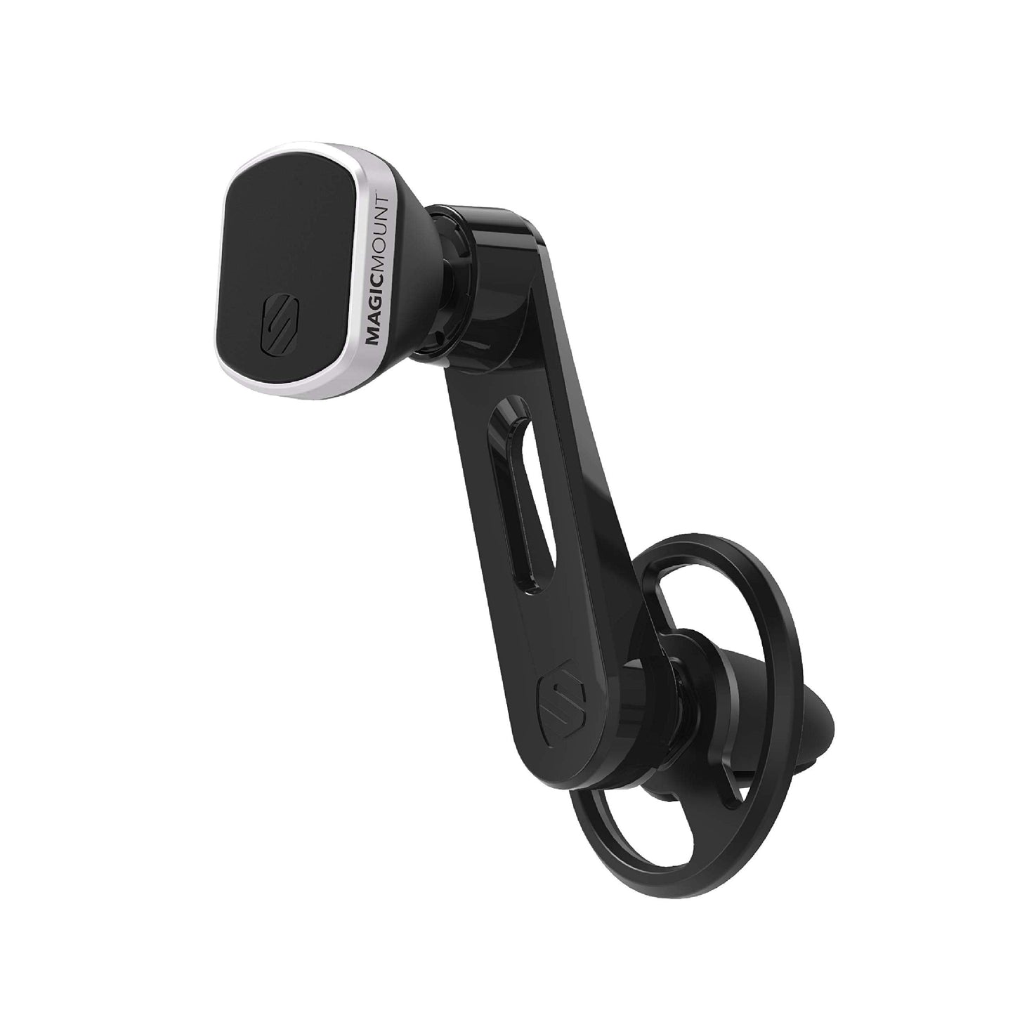 Scosche MMWSM-2PKXCES0 MagicMount Select Magnetic Car Phone Holder Mount for iPhone and Android - 2 Pack - Secure Magnetic Cell Phone Mount for Car Window or Dash - Universal 360° Adjustable Head