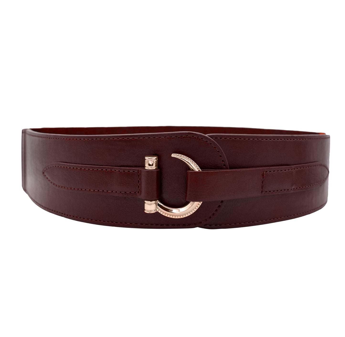 TeeYee Coffee Leather Belts Elastic Renaissance Waist Stretch Retro Belt Vintage Fashion Medieval Fashion Hook Belt Medium