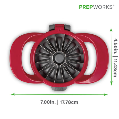 PrepWorks Dishwasher Safe Apple Slicer and Corer – 16-Slice Thin Apple Cutter with Safety Cover