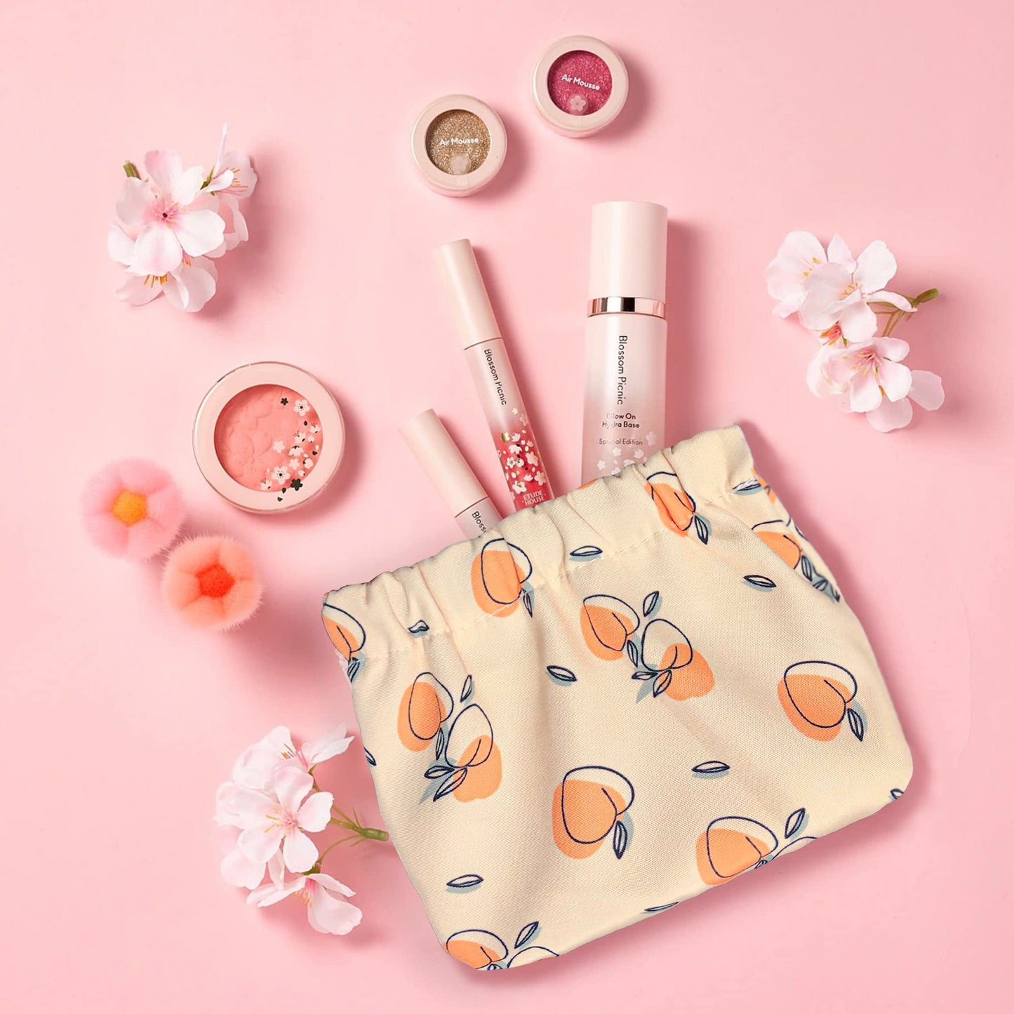 Vcekract Mini Makeup Bag for Purse - 4 PCS Cosmetic Bags for Women, Waterproof Travel Bag, Lipstick Organizer
