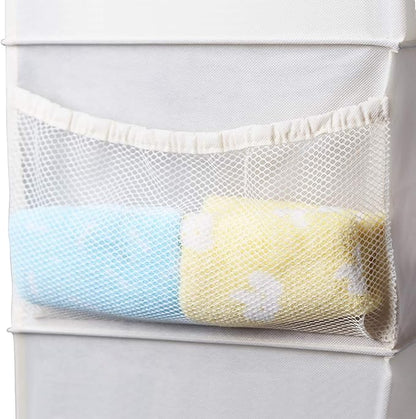 MAX Houser 4-Shelf Hanging Closet Organizer, Space Saver, Cloth Hanging Shelves