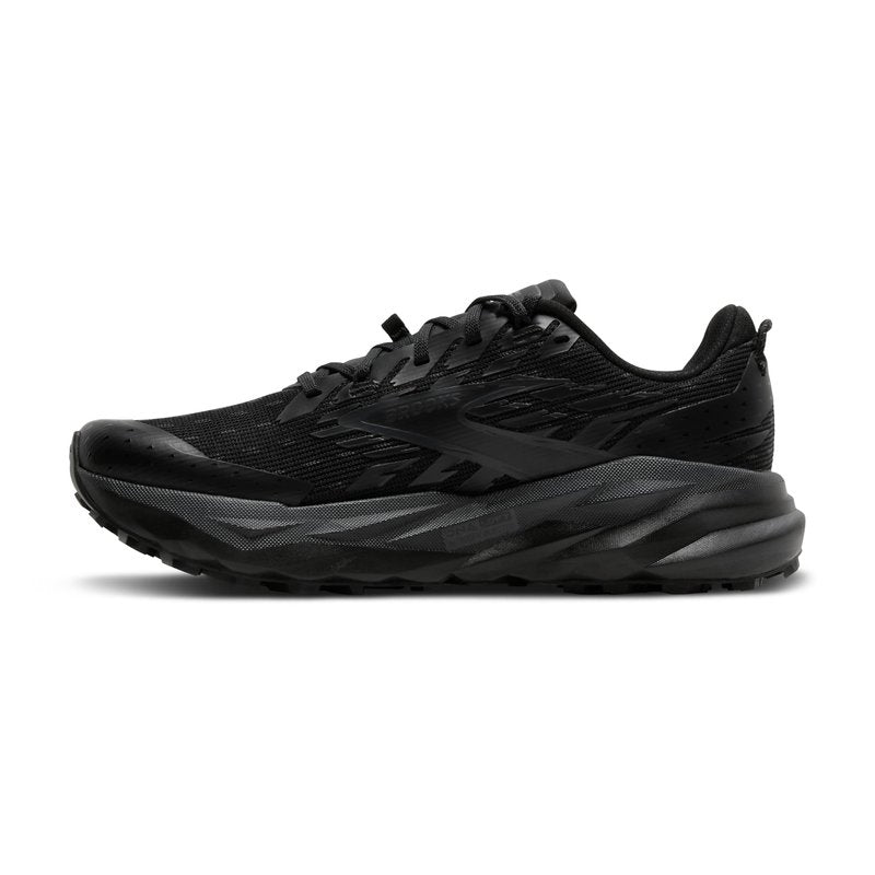 Brooks Women’s Cascadia 19 Mountain Trail Running Shoe - Black/Black/Ebony - 10 Medium