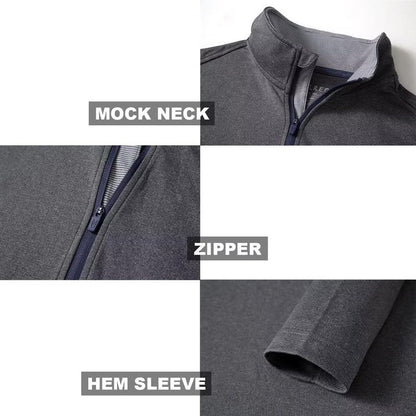 M MAELREG Mens Pullover Quarter Zip Golf Sport Casual Long Sleeve Mens Golf Half Zip Pullover Sweatshirts for Men