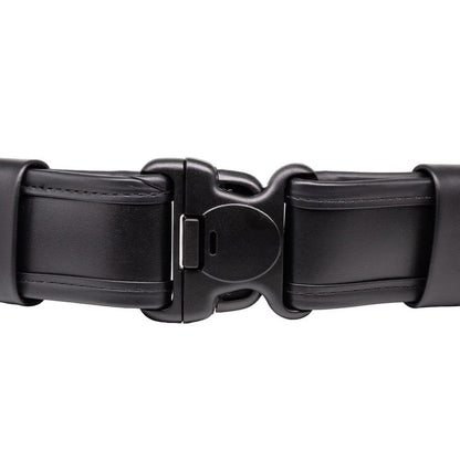 Bianchi 7955 ErgoTek Duty Belt with Tri-Release Buckle, Fits 2.25 Inches (58 MM) Belt Loops, Plain Black, 34-36