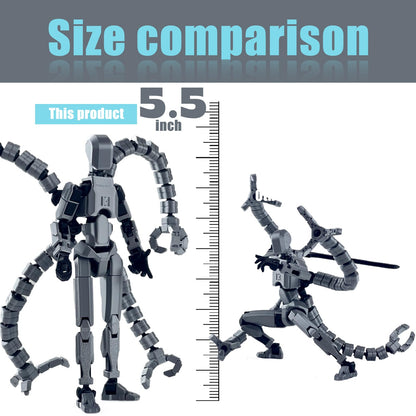 PkghoKids Assembly Completed T 3D Printed Dummy Robot 13 Action Figure