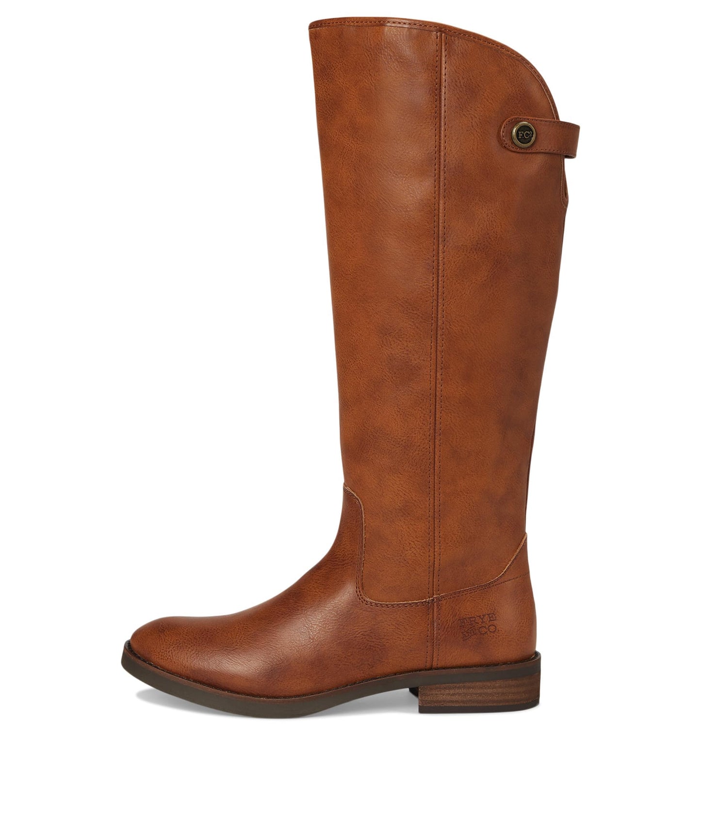 FRYE AND CO. Womens Kellie Button Tall Cognac 11 Medium