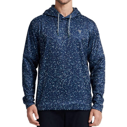 M MAELREG Hoodies for Men Golf Hooded Sweatshirts Dry Fit Lightweight Full Print Pocket Mens Hoodies Pullover Polka Dots