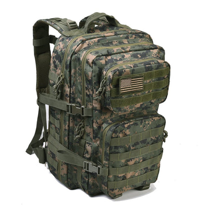 REEBOW GEAR Military Tactical Backpack Large Army 3 Day Assault Pack Molle Bag Backpacks (Woodland Camo)