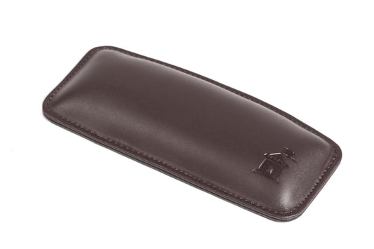 Motte by Castle – Leather Wrist Rest Cushion for Mice, Mouse Pads, and Laptops – Ergonomic Durable Wrist Pad with Anti-Slip Rubber Base (Woodland)