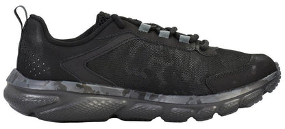 Under Armour Men's Charged Assert 9 Camo, Black/Black/Pitch Gray, 13 US