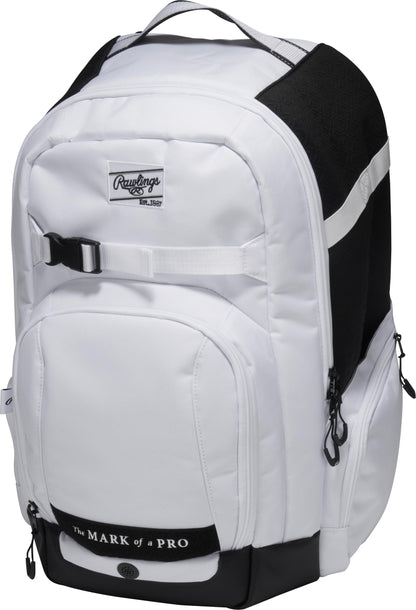 Rawlings | THE JOURNEY Player's Backpack | Baseball/Softball | White