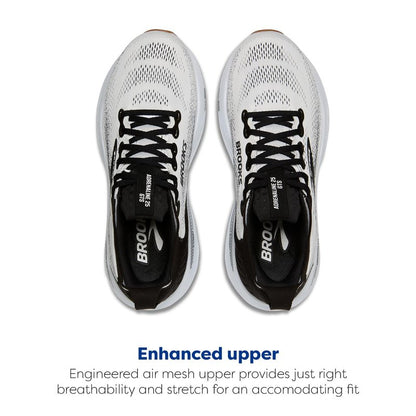 Brooks Women’s Adrenaline GTS 25 Supportive Running & Walking Shoe - White/Black/White - 10 Wide