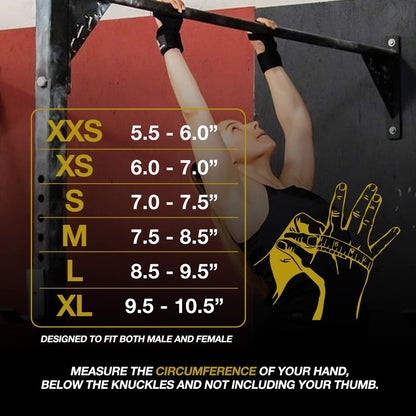 Fit Active Sports New Grip 2.0 Ventilated Weight Lifting Workout Gloves with Wrist Wraps for Gym Exercise, Weightlifting, Pull Ups - for Men & Women (XL)