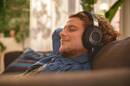 Philips Open Back Wired Headphones - Cushioned Over Ear Headphones with Adjustable Headband for Ultimate Comfort and Superior Sound Quality, Plugs into TV, Stereo or PC, Ideal for Podcasts or Music