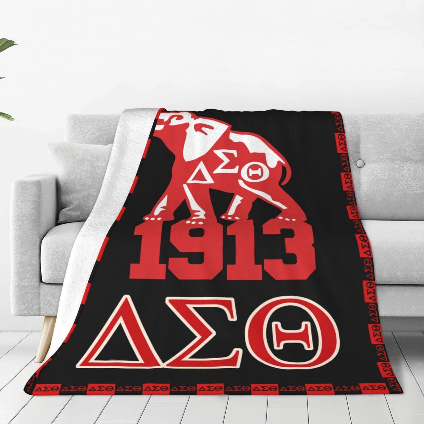 Sorority Gifts Blanket 80"X60",Throws Flannel Lightweight Comfortable Warm Gifts for Women Girls