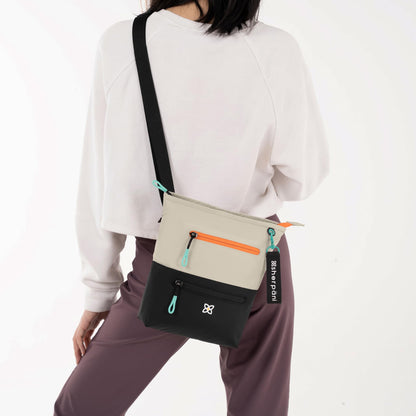 Sherpani Sadie, Nylon Crossbody Bag, Lightweight Shoulder Bag, Travel Cross Body, Crossbody Purse for Women, RFID Protection, Removable Coin Purse, Travel Gift (Chromatic Classic)