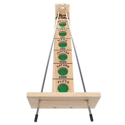 WE Games Shoot the Moon - Classic Solid Wood Rolling Ball Game for Family Fun & Skill Building, Enhances Social Skills, Patience & Perseverance