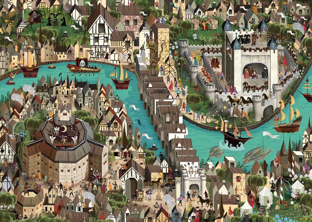 Laurence King The World of Shakespeare 1000 Piece Puzzle