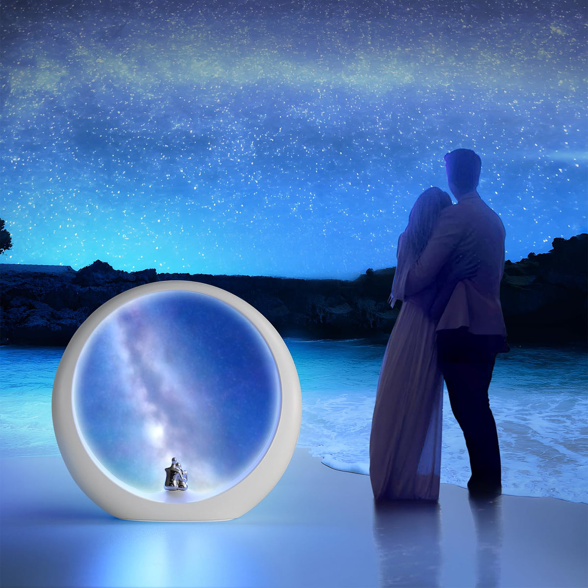 mamre Unique Milky Way Lamp Special Night Light Gift for Bedroom Living Room Suprise Gift for Valentine's Day Birthday Wedding Anniversary