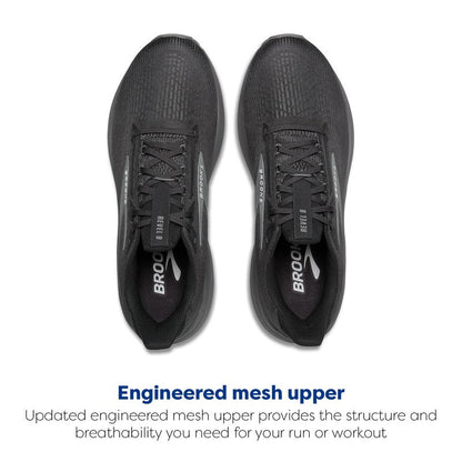 Brooks Men’s Revel 8 Neutral Running & Walking Shoe - Primer Grey/Blackened Pearl - 7 Medium