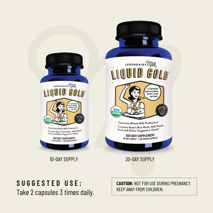 Legendairy Milk Liquid Gold Lactation Support | Lactation Supplement with Organic Goats Rue, Milk Thistle, Shatavari, Fennel, Alfalfa & Anise | Breastfeeding Supplements, 1 Pack