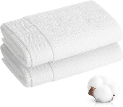 Hand Towel - 100% Cotton White Towels