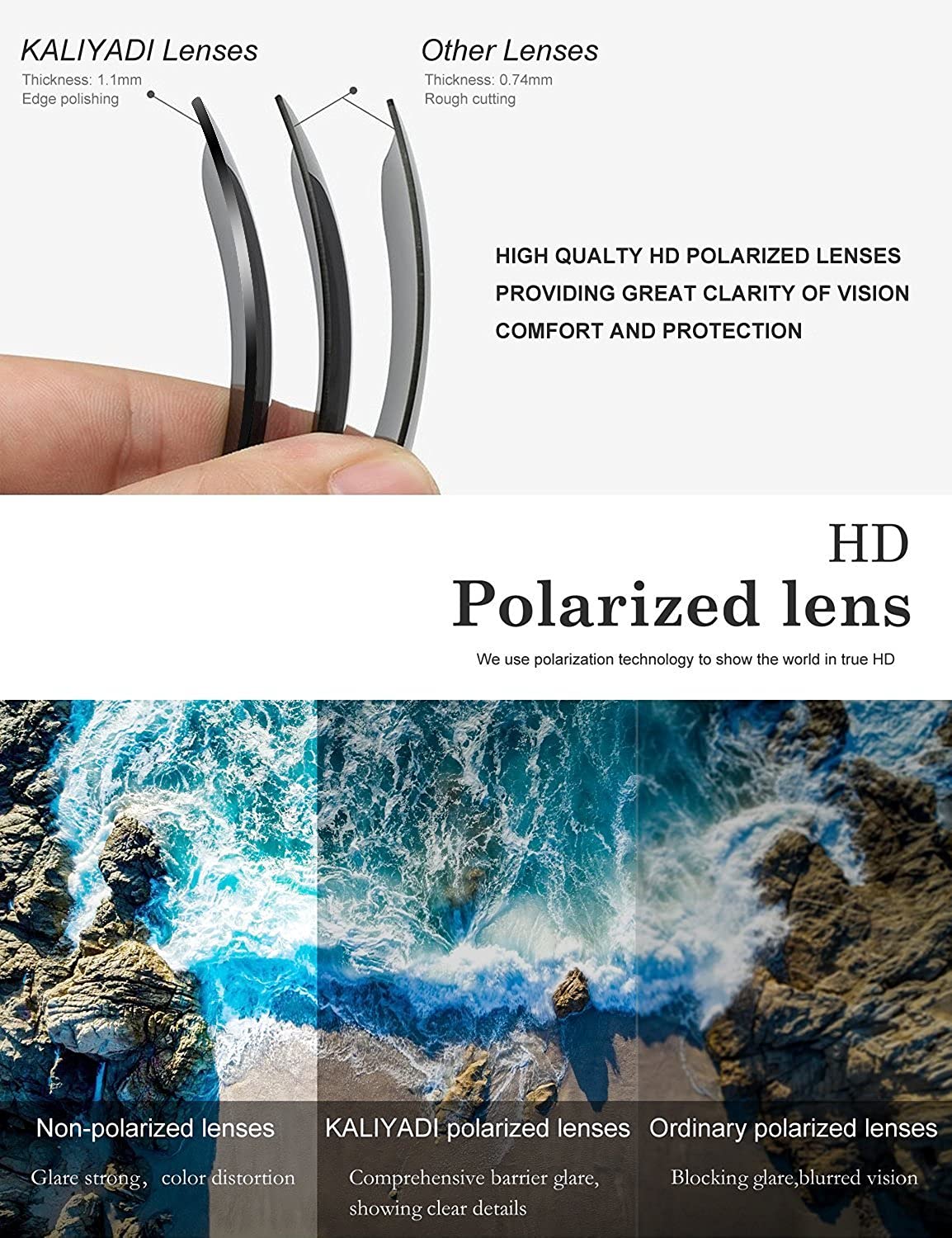 KALIYADI Round Polarized Sunglasses for Men Women Retro Metal Hippie Circle Style Sun Glasses UV Protection (2 Pack) 47mm